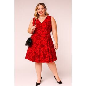 MSRP $129 | ✨ NWT Lands End Hawaiian Floral Print Dress 24W  ✨QUICK SHIP